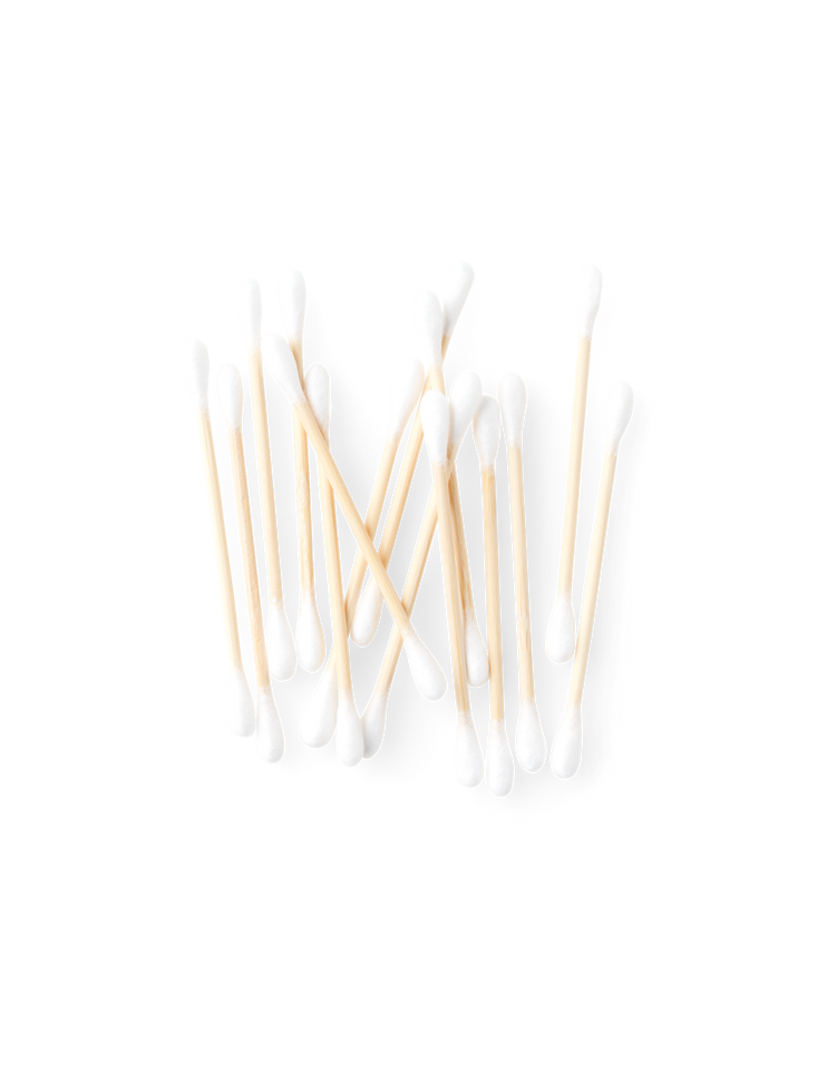 Bamboo cotton buds