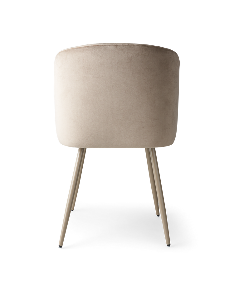 ANNA Velvet dining chair with arm rest