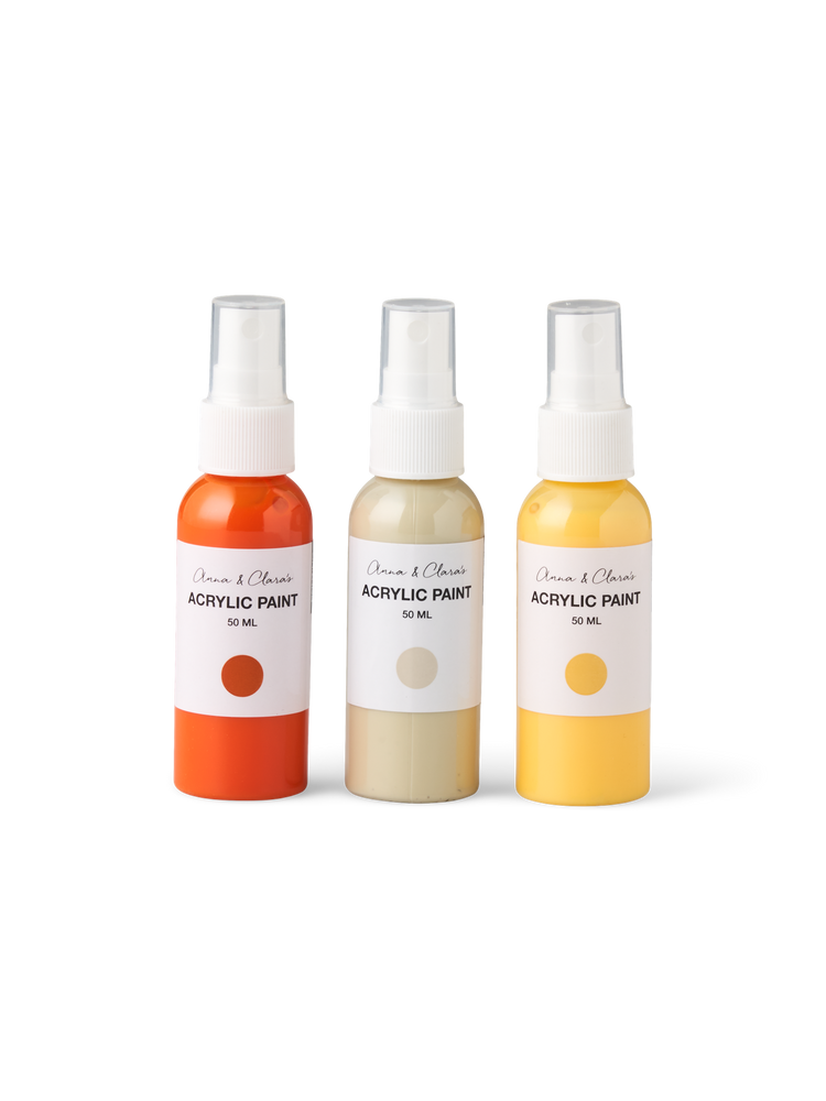 Acrylic spray paints