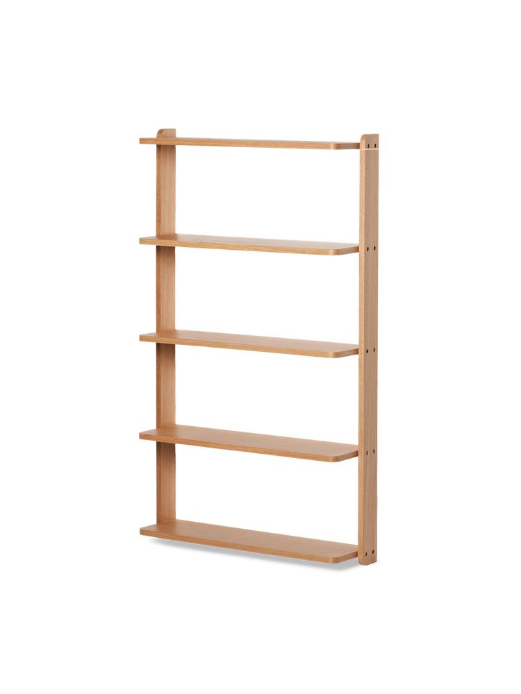 Tiered wall shelf