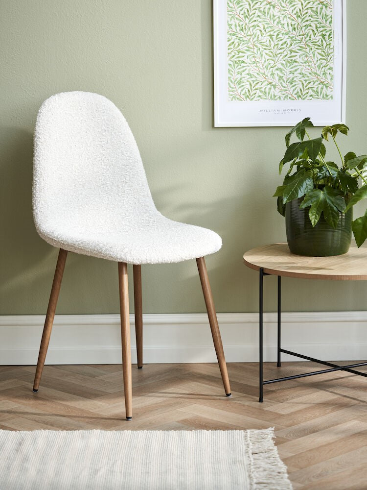 CLARA Bouclé dining chair