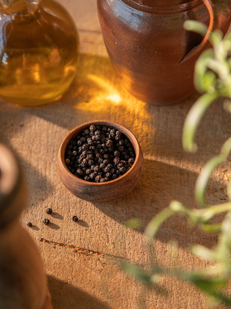 Whole black pepper