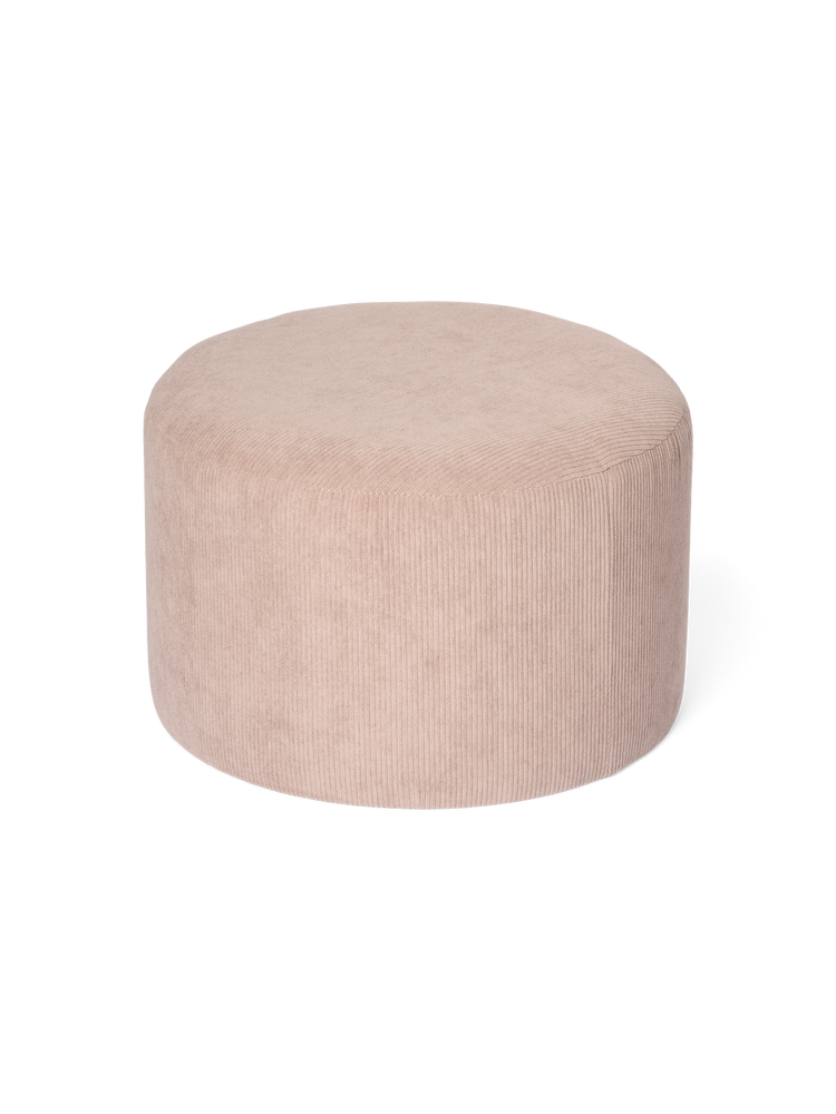 Corduroy pouffe