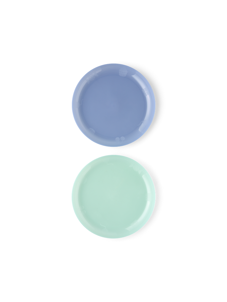 Reusable plastic plates for children
