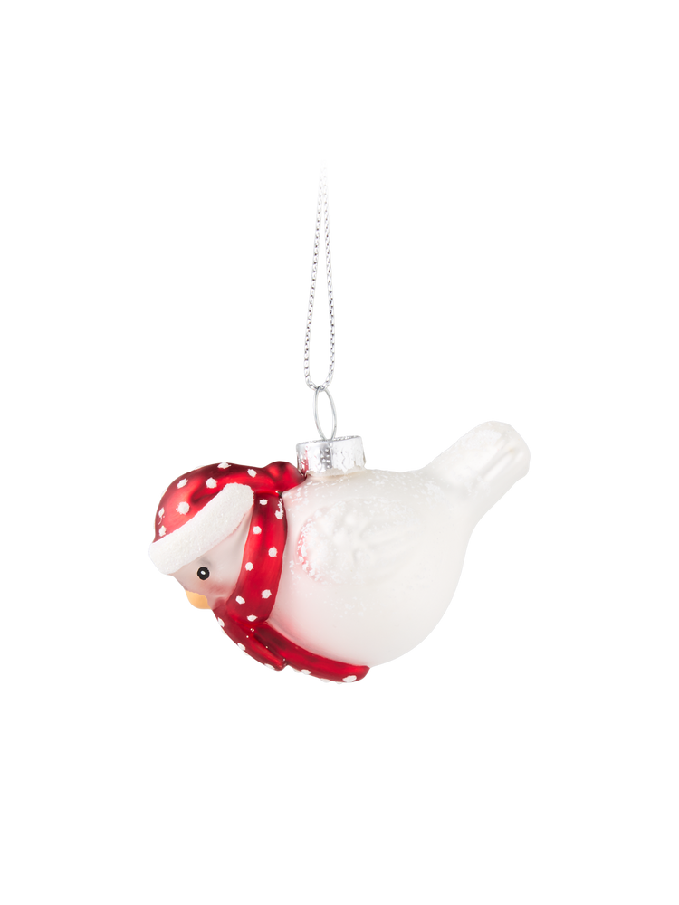 Christmas bird ornament