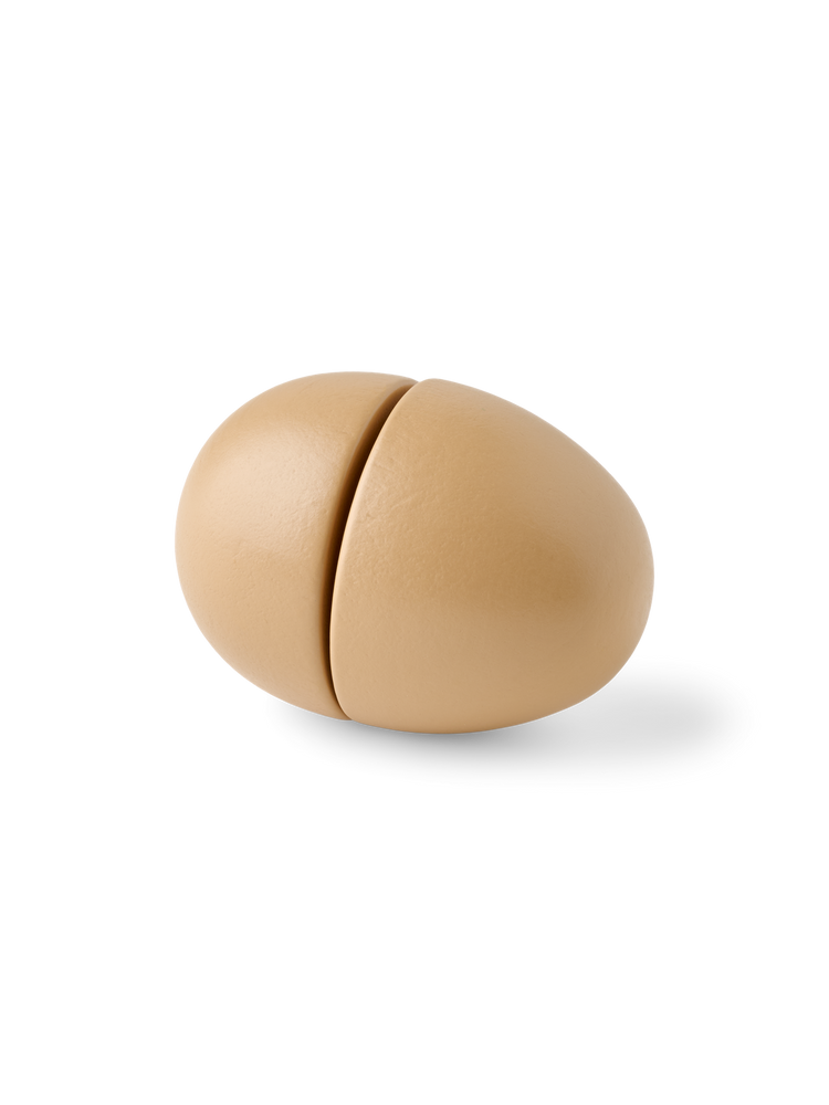 Wooden toy egg
