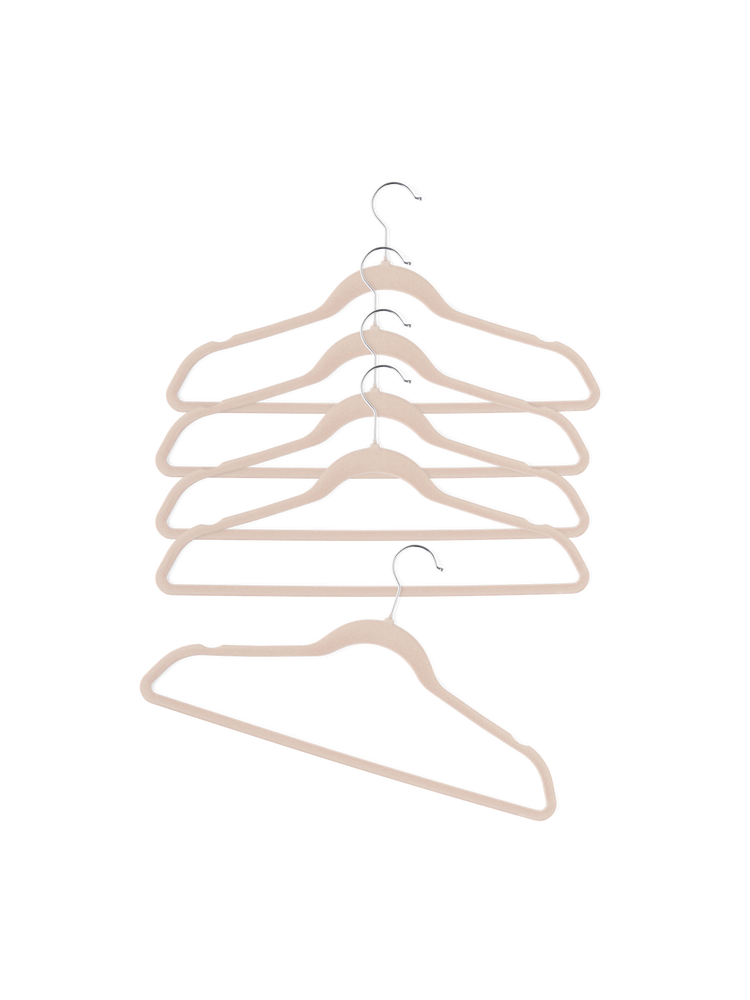 Velvet clothes hangers 5 pcs
