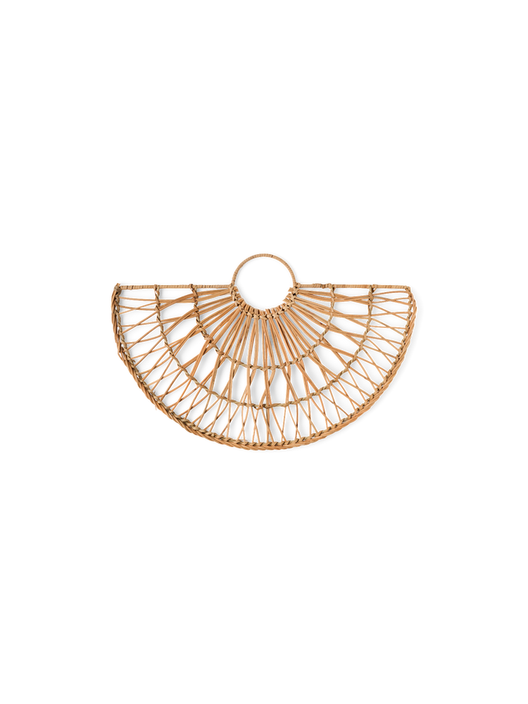 Rattan wall decoration