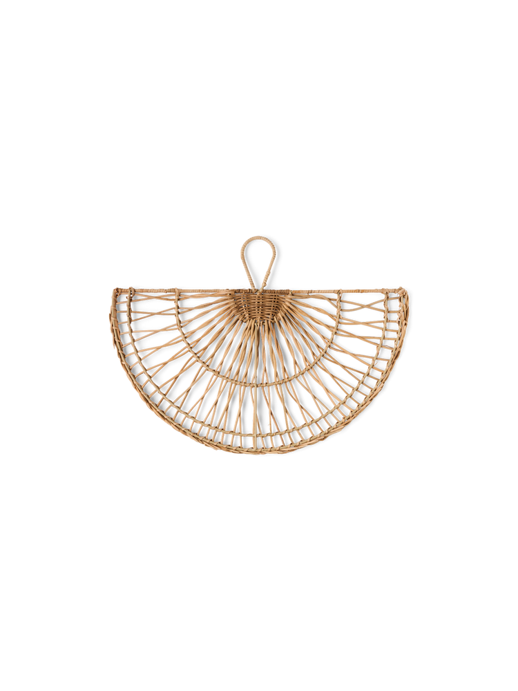 Rattan wall decoration