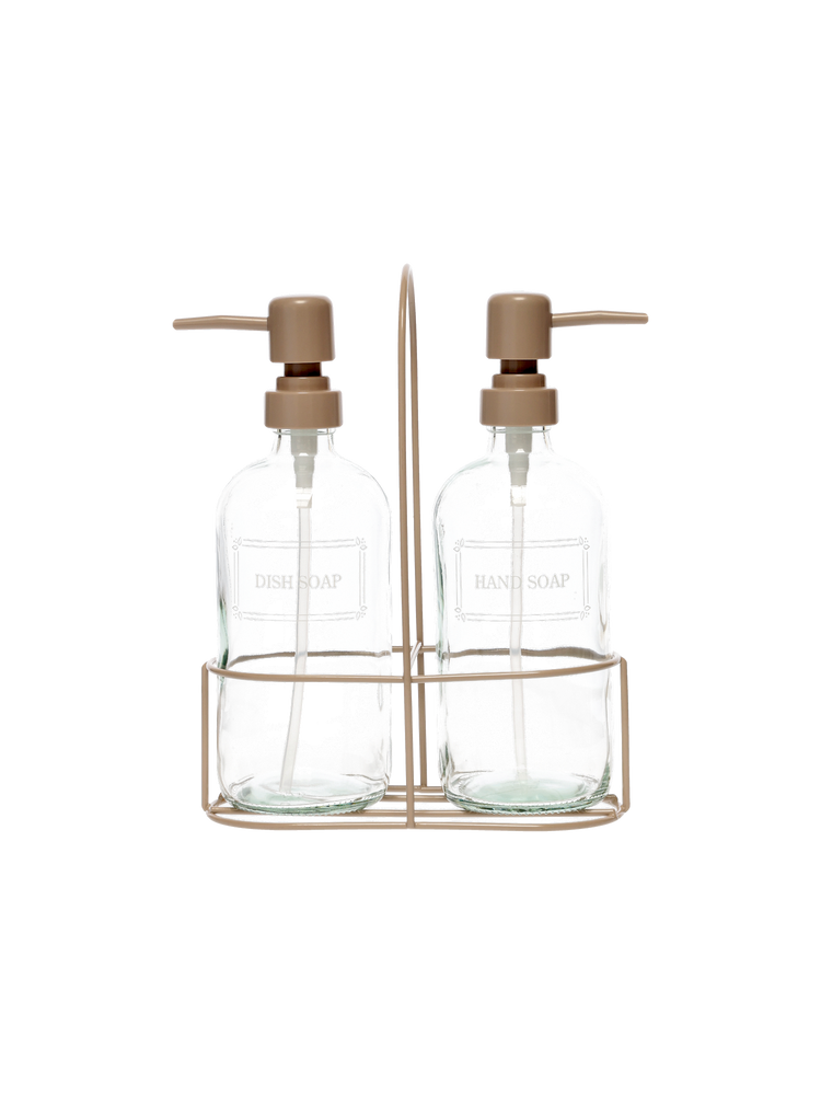 Soap dispenser set