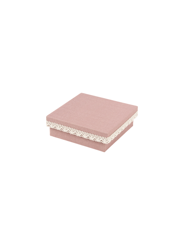 Storage box with lace