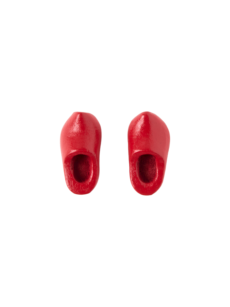Miniature wooden shoes
