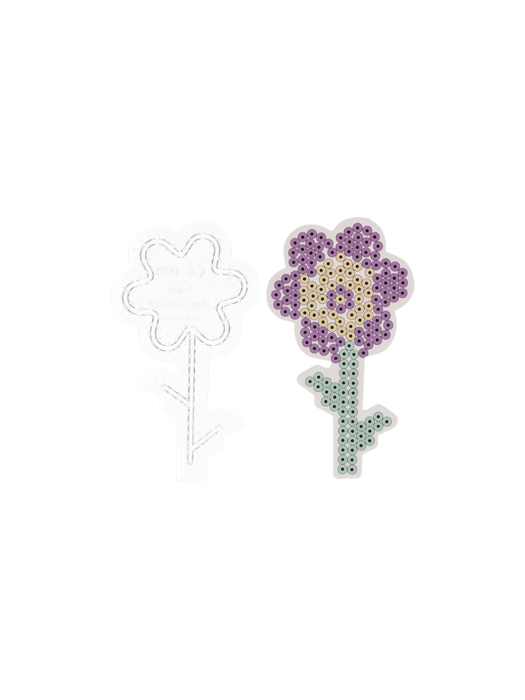 Bead plate flower