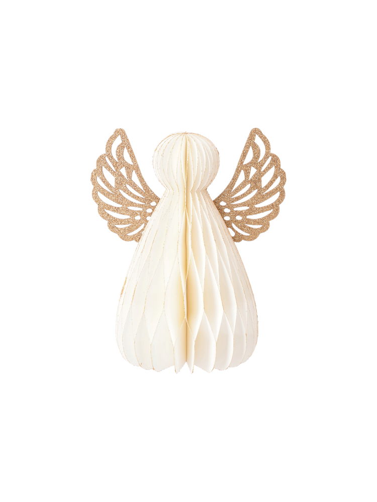 Paper angel with glitter