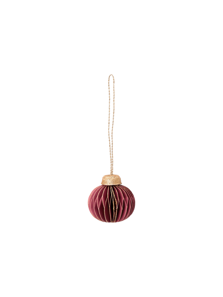 Christmas ornament with glitter