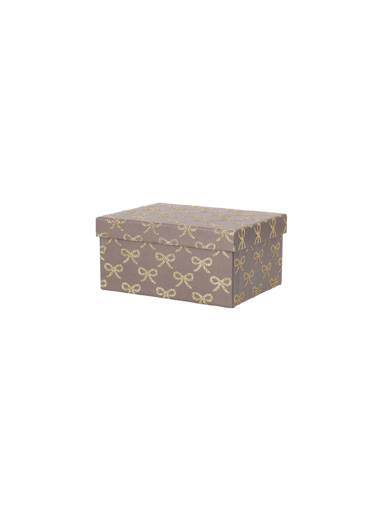 Gift box with glitter