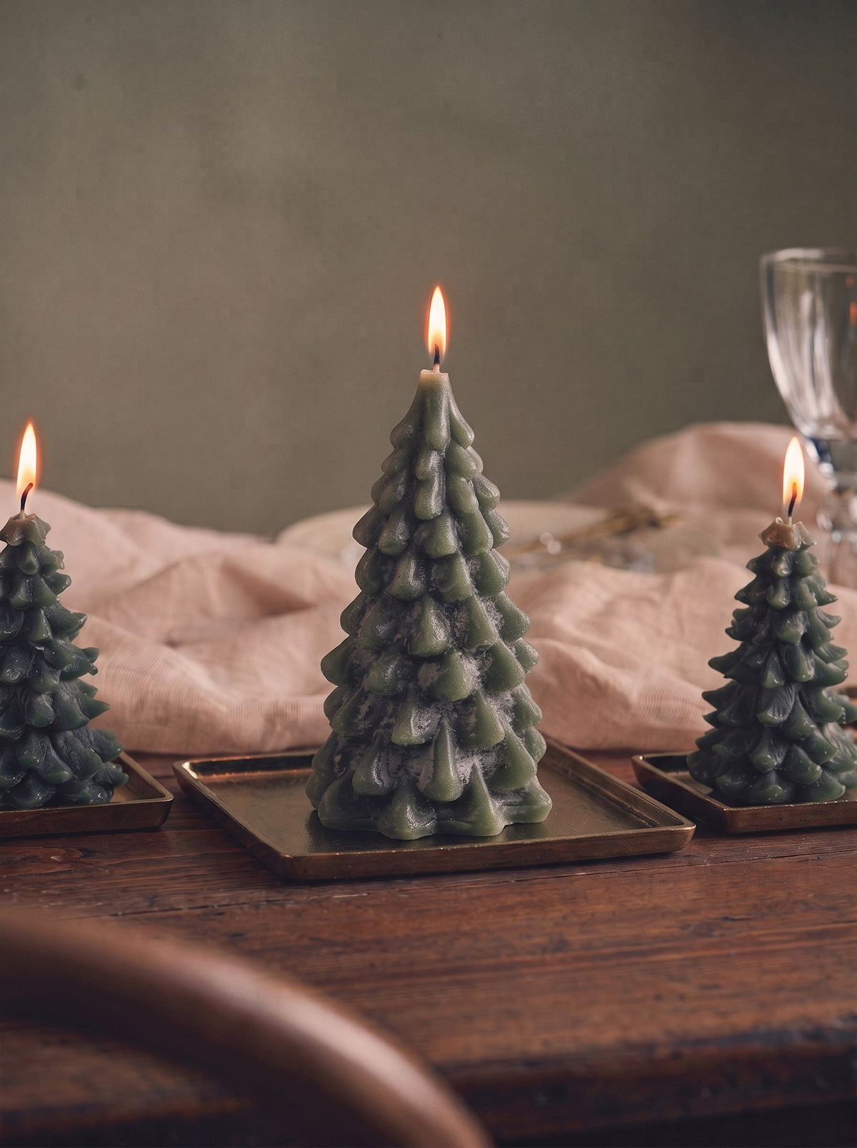 Christmas tree candle