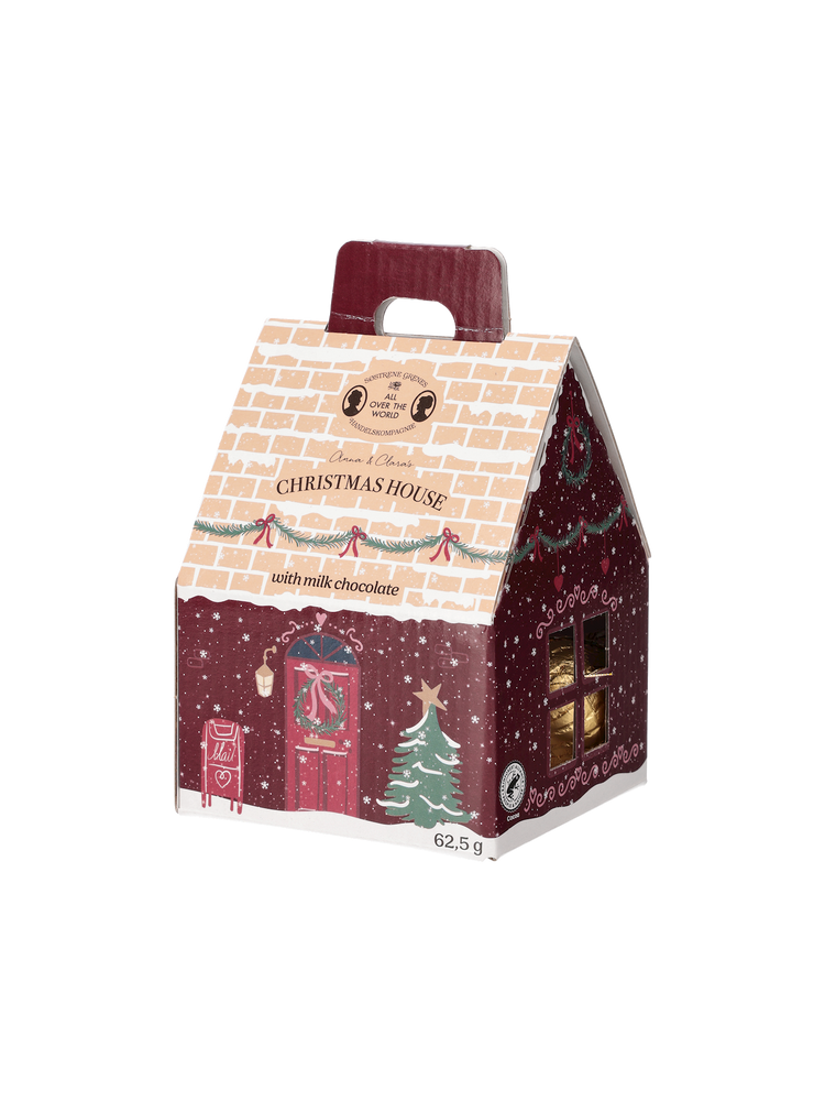 Christmas house with chocolates