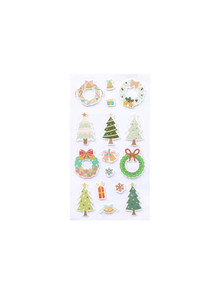 3D Christmas stickers