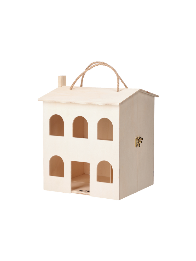 Foldable house for mini world