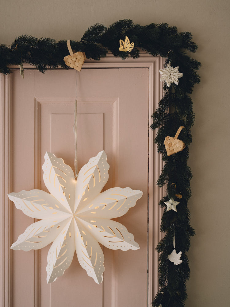 Artificial fir garland