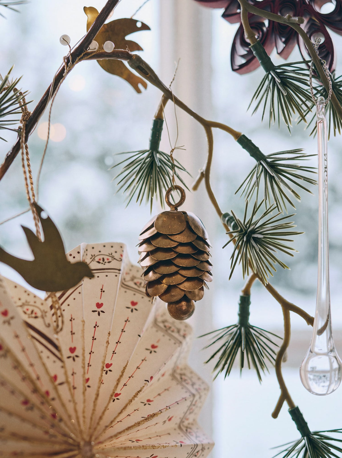 Christmas ornament pinecone