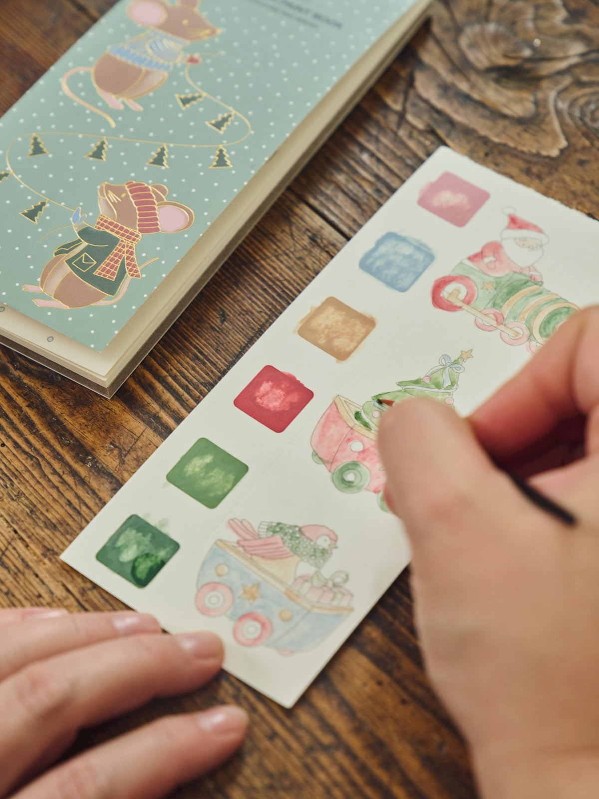 Watercolour paint book