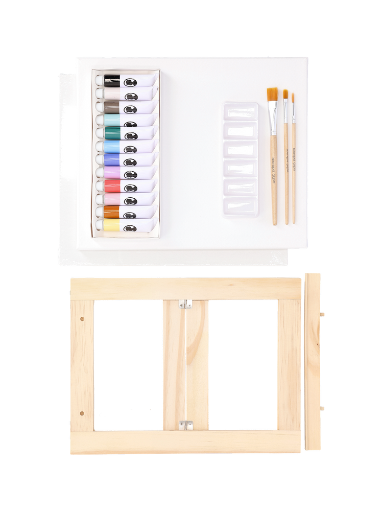 Canvas and painting set