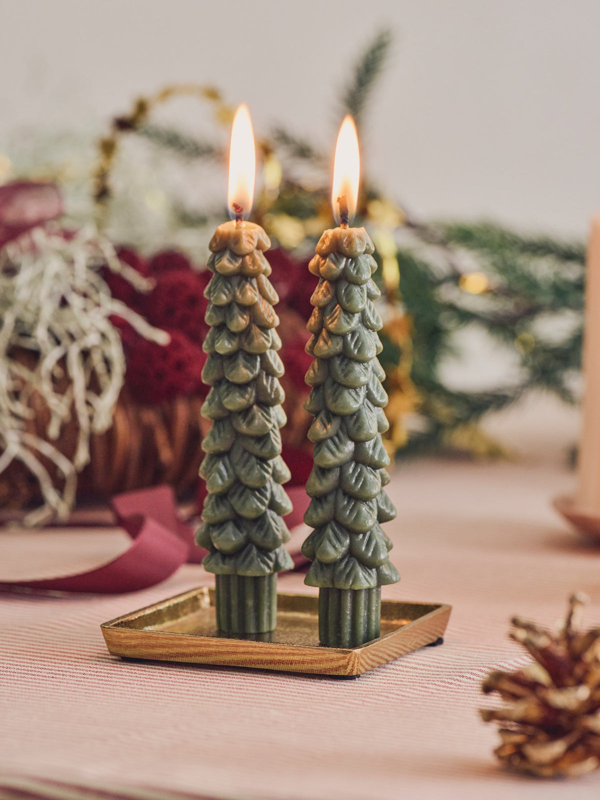Christmas tree candles